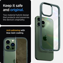 iPhone 13 Pro Case Ultra Hybrid Midnight Green