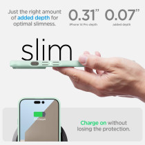 Spigen Thin Fit Designed For iPhone 14 Pro Case (2022), Apple Mint
