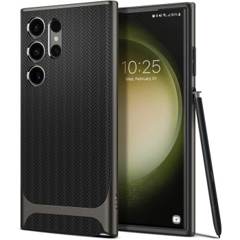 Spigen Neo Hybrid Designed For Galaxy S23 Ultra Case (2023), Gunmetal