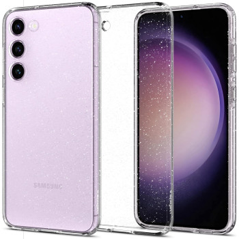 Spigen Liquid Crystal Glitter Designed For Galaxy S23 Plus Case (2023), Crystal Quartz