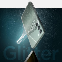 Spigen Liquid Crystal Glitter Designed For Galaxy S23 Plus Case (2023), Crystal Quartz