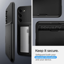Spigen Slim Armor Cs Designed For Galaxy S23 Plus Case (2023), Black