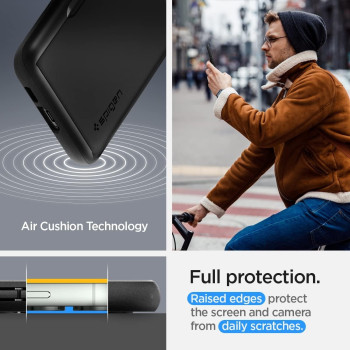Spigen Slim Armor Cs Designed For Galaxy S23 Plus Case (2023), Black