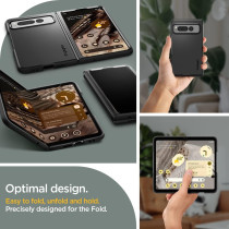 Spigen Thin Fit Designed For Pixel Fold Case (2023), Black