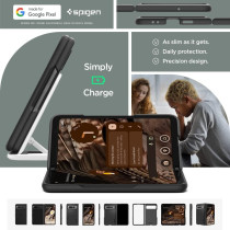 Spigen Thin Fit Designed For Pixel Fold Case (2023), Black