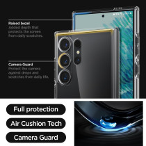 Spigen Ultra Hybrid Designed For Galaxy S24 Ultra Case (2024), Anti-Yellowing, Military-Grade Protection, Crystal Clear