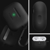 Spigen Silicone Fit Designed For Apple Airpods Pro Case (2019), Black