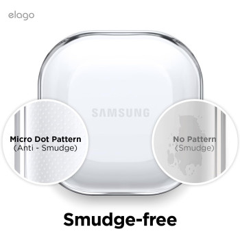 Elago Clear Case Compatible With Samsung Galaxy Buds Fe Case (2023) / Galaxy Buds 2 Pro Case (2022) / Galaxy Buds 2 Case (2021) / Galaxy Buds Pro Case (2021) / Galaxy Buds Live Case (2020) (Clear)