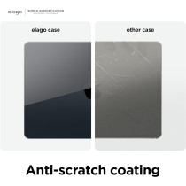Elago Ultra Slim Hard Case Compatible With Mabcook Air M2 M3 2023 2024 15.3 Inch With Touch Bar A2941/A3114 Dark Grey, Full Protection, Access To All Features