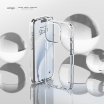 Elago Hybrid Clear Case Compatible With iPhone 15 Case 6.1 Inch Military Grade Drop Protection, Pc Plus Tpu Hybrid Technology, Reduced Yellowing, Crystal Clear, Full Body Protection