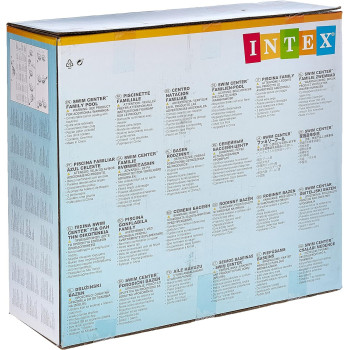 Intex Inflatable Family Luxury Paddling Pool, Blue, 57190