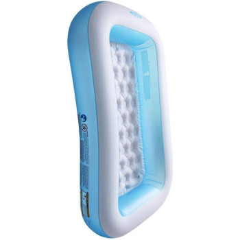 Intex Soft Rectangular Baby Pool, Blue Colour, 57403
