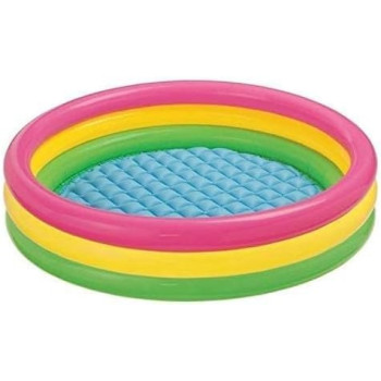 Intex Inflatable Sunset Glow Baby Pool, Multicolour