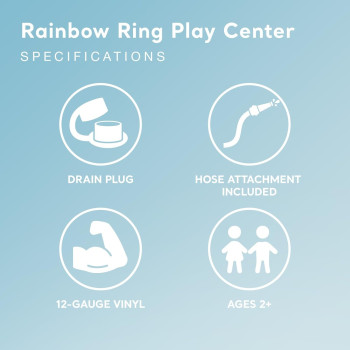 Intex Rainbow Ring Play Center, 2 Years And Above, Multicolour, 57453Np