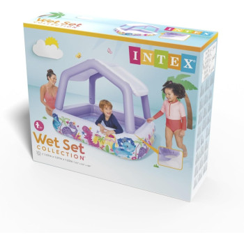 Intex Sun Shade Swim Water Pool For Kids, Purple Colour, 57470