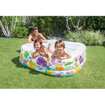 Intex Swim Center Clear View Aquarium Pool, Multicolour, 57471