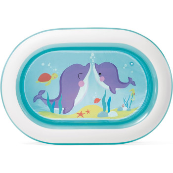Intex Oval Whale Fun Pool For Kids, Assorted, 57482NP