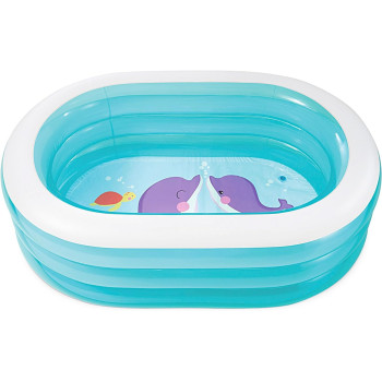 Intex Oval Whale Fun Pool For Kids, Assorted, 57482NP