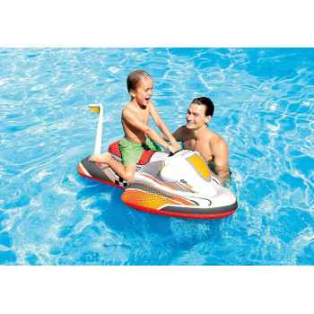 Intex Ride On Floating Raft For Kids, Multicolour, 57520