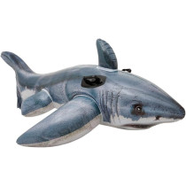 Intex Inflatable Shark Beach Toy, Grey, 173 x 107 cm, 774037