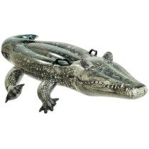 Intex Adjustable Alligator Inflatable Float, 170 x 86 cm, Green Colour