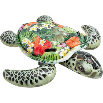 Intex Realistic Sea Turtle Ride On, 75 x 67, 191 x 171 cm, Multicolour, 57555