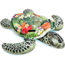 Intex Ride On Inflatable Turtle Pool Float, Multicolour