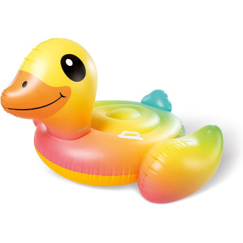 Intex Inflatable Duck Ride On, Yellow, Large, 57556