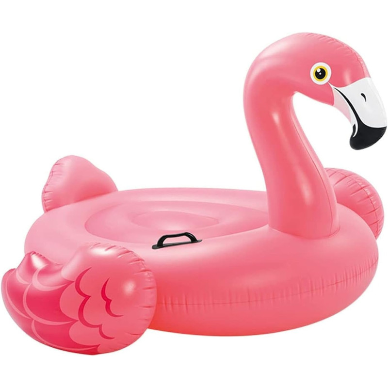 Intex Inflatable Flamingo Ride On, 142 x 137 x 97 cm, Pink, 57558