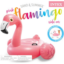 Intex Flamingo Inflatable Ride On, 58 Inch x 55 Inch x 37 Inch, For Ages 3 And Above