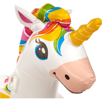 Intex Unicorn Pool Floater, Unicorn Rideon, Multicolour, 57561, Large