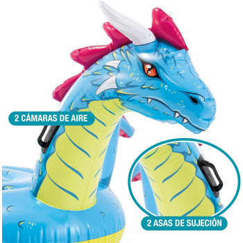 Intex Dragon Ride On Pool Float, Multicolour, 57563NP