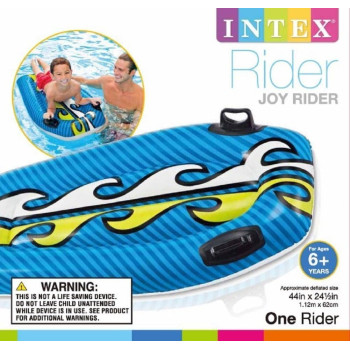 Intex Inflatable Joy Rider Pool Float, Blue Colour