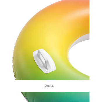 Intex Colour Whirl Swimming Pool Float Tube With Handle, 48 inch, Multicolour