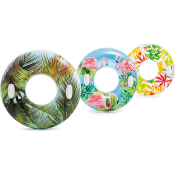 Intex Transparent Tube With Handles, Assorted Colour