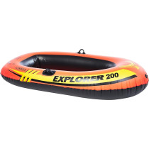Intex Explorer 200 Inflatable Boat For 2 Person, 185 x 94 x 41cm, Orange, 58330Ep