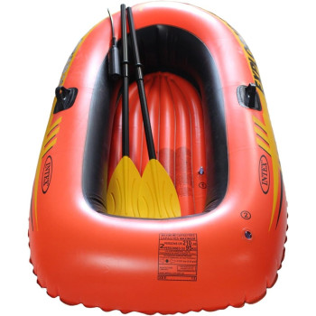 Intex Explorer Pro 200 Boat, 185 x 94 x 41 cm, Orange Colour