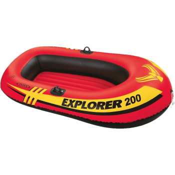 Intex Explorer Pro 200 Boat, 185 x 94 x 41 cm, Orange Colour