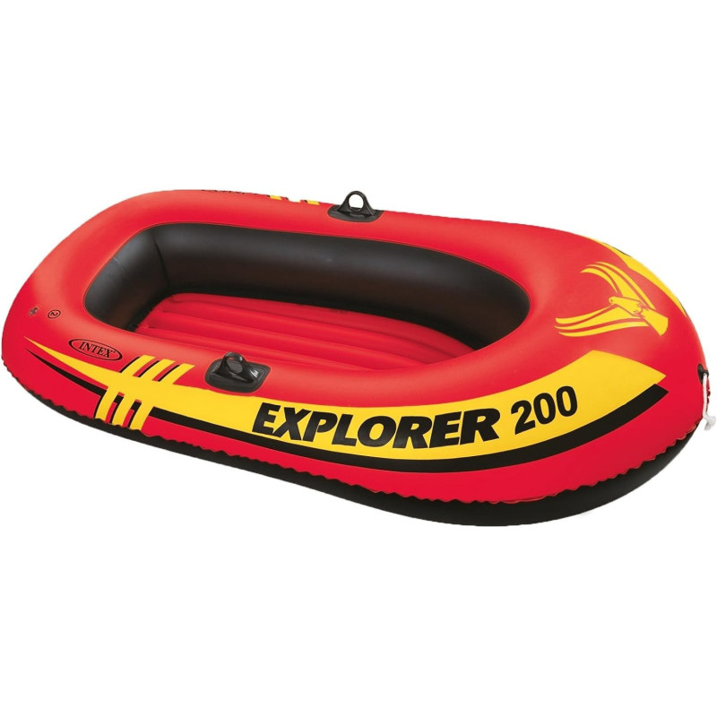 Intex Explorer Pro 200 Boat, 185 x 94 x 41 cm, Orange Colour