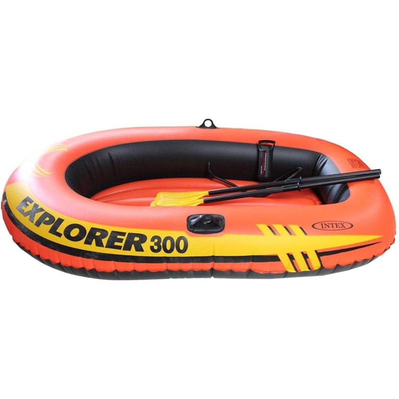 Intex Explorer 300 Inflatable Boat Set For 3 Person, 211 x 117 x 41cm, 58332
