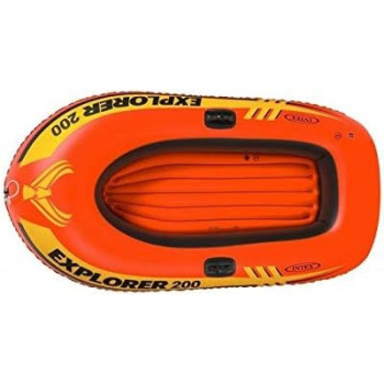 Intex Explorer 300 Boat Set, 32 x 19 x 12 cm, Orange/Yellow, 58332
