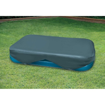 Intex Rectangular Pool Cover, 305 x 183 cm And 262 x 175 cm, Blue Colour, 58412NP