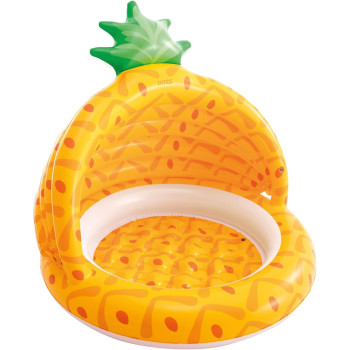 Intex Inflatable Pineapple Baby Pool, 102 x 94 cm, Yellow Colour