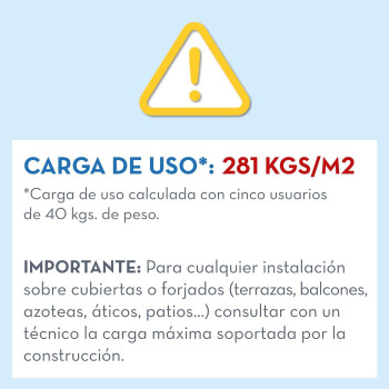 Intex Soft Side Pool, 90 x 360 x 310 cm, Blue, 58431