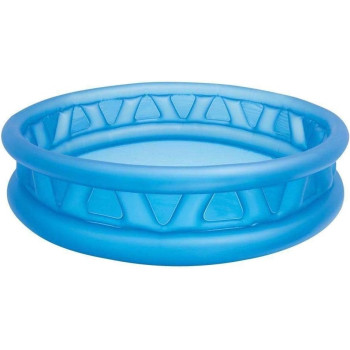 Intex Childrens Inflatable Circular Swimming Pool With Relief, Blue Colour
