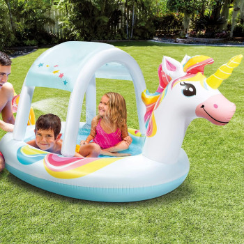 Intex Unicorn Spray Pool, 254 x 132 x 109 cm, Multicolour, 58435