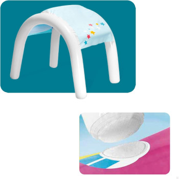 Intex Unicorn Spray Pool, 254 x 132 x 109 cm, Multicolour, 58435