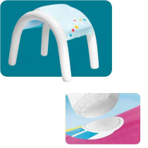 Intex Unicorn Spray Pool, 254 x 132 x 109 cm, Multicolour, 58435