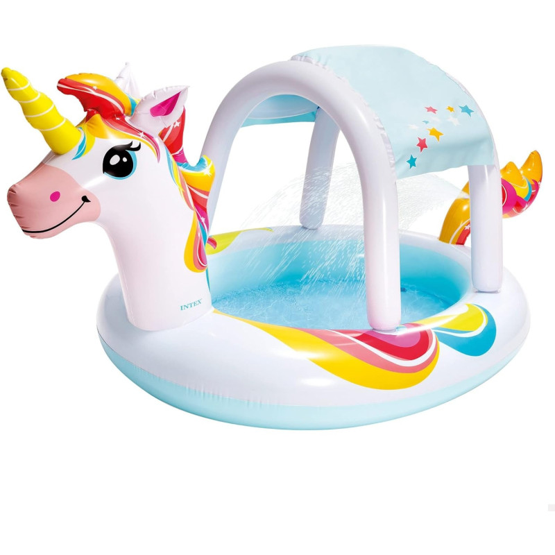 Intex Unicorn Spray Pool, 254 x 132 x 109 cm, Multicolour, 58435