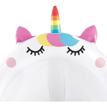 Intex Vinyl Round Shape Caticorn Pool For Baby, Multicolour